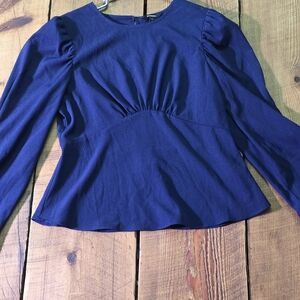 Express Size Medium Blue Casual Shirt